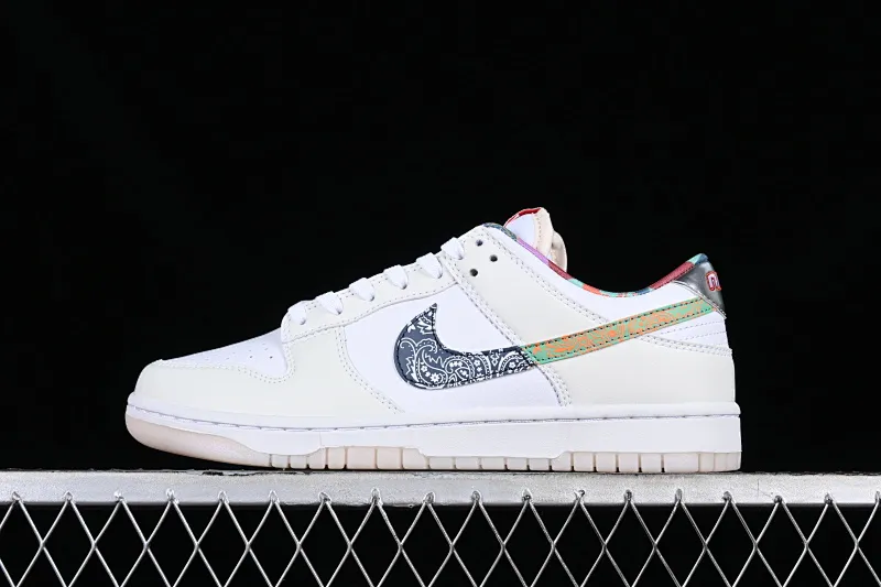 All Categories Nk SB Dunk Series Nk SB Dunk Low Low-top Shoes Nk Dunk Low "Paisley" New Cashew Flower SB Low-top Casual Sports Skateboard Shoes FN8913-141